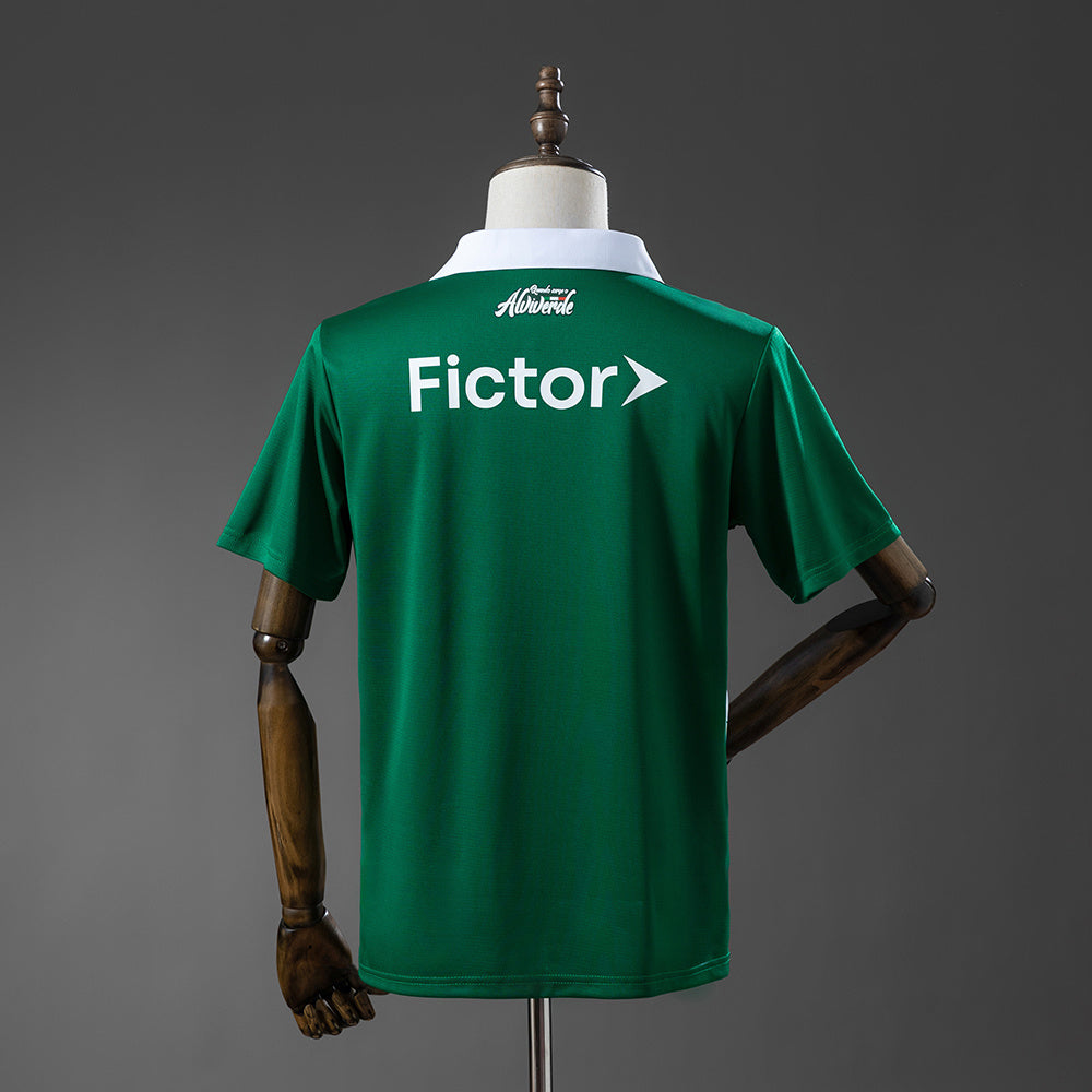 Camisa Palmeiras Listrada Branca Verde 25/26
