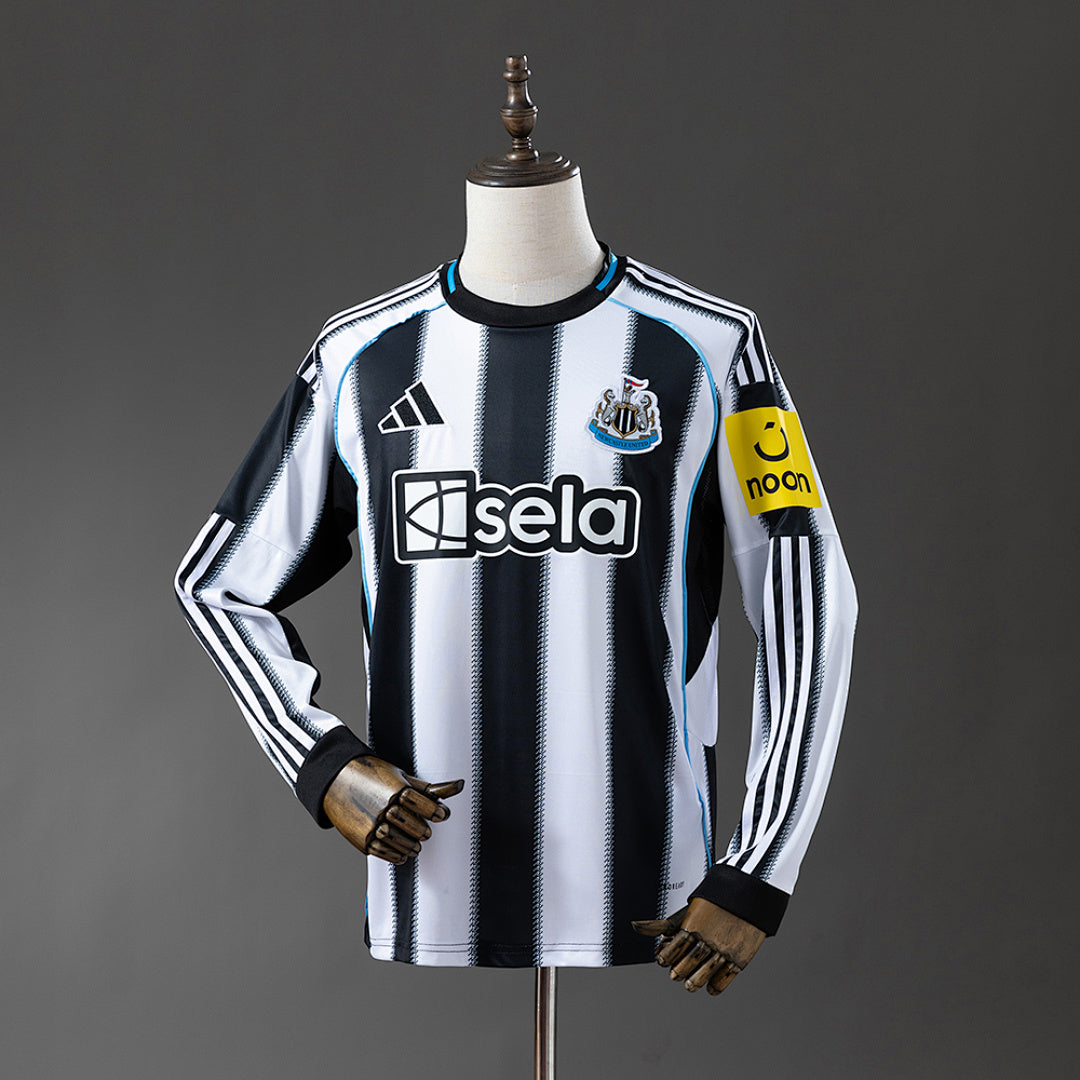 Camisa Newcastle United Home Manga Longa 25/26