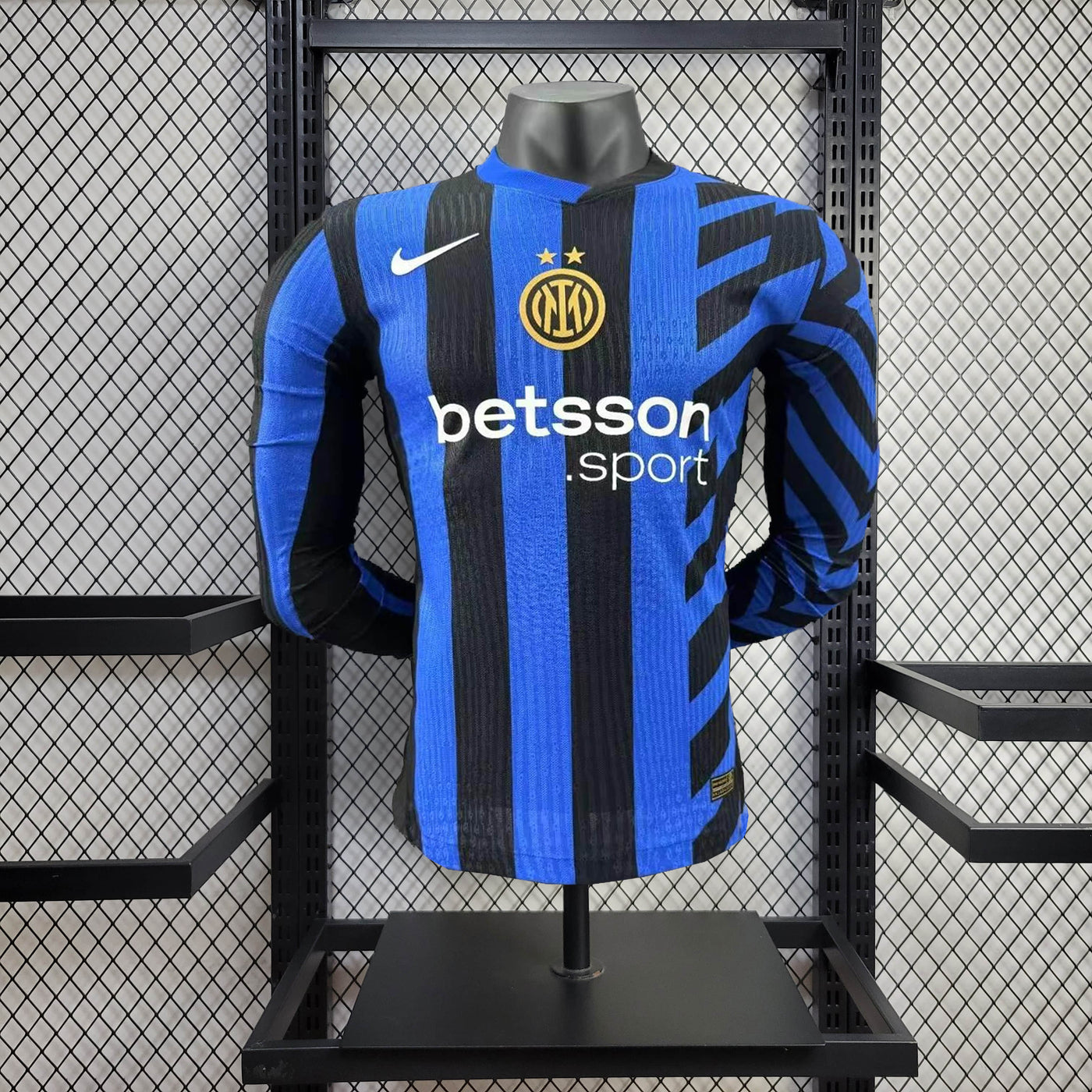 Camisa Inter Milan Home Manga Longa Jogador 24/25