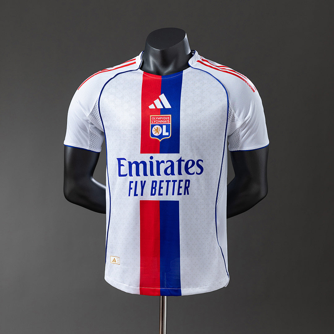 Camisa Olympique Lyon Home Versão Jogador 25/26