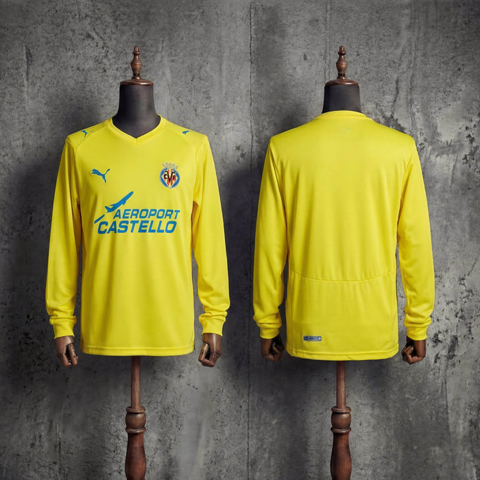 Camisa Villarreal Retrô Manga Longa 08/09
