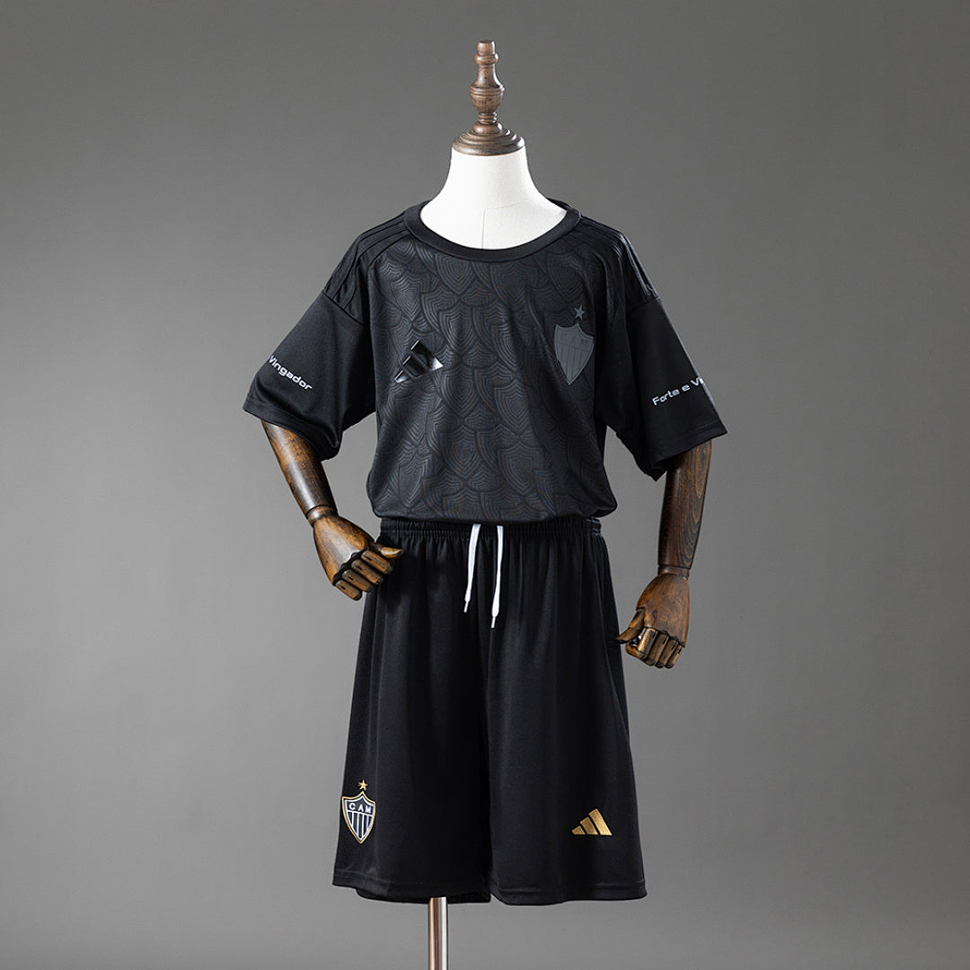 Camisa Atlético Mineiro Limited Edition Preta Kit Infantil 16 2810 25/26