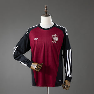 Camisa Espanha Goleiro Vermelha Manga Longa 2026