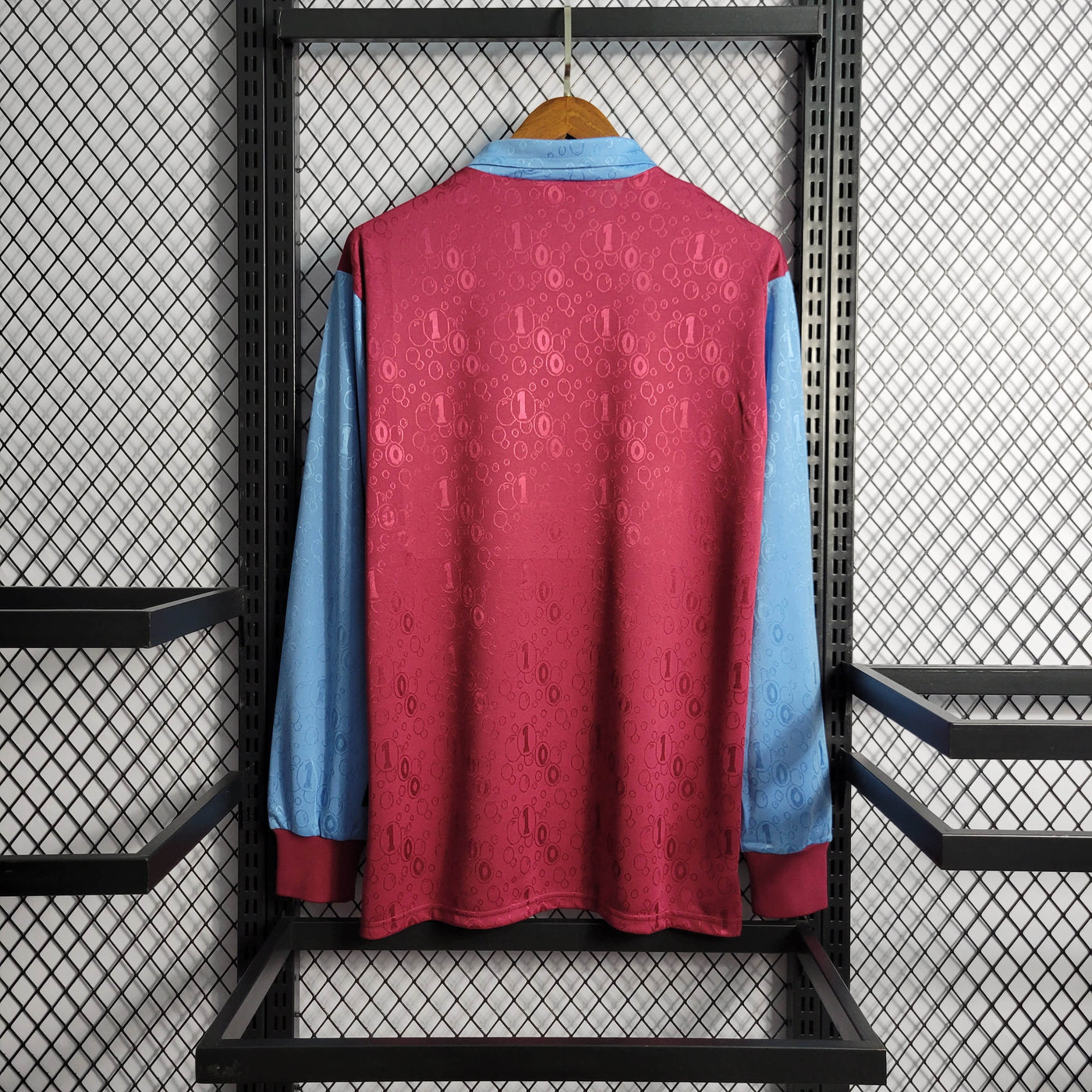 Camisa West Ham United Retrô Manga Longa 1995
