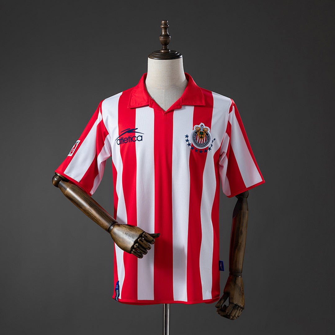 Camisa Chivas de Guadalajara Home Retrô Xxl7 03/04