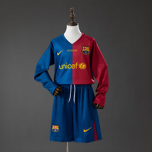 Kit Infantil Barcelona Manga Longa 08/09
