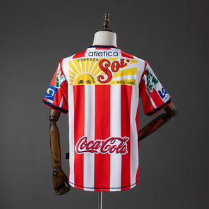 Camisa Chivas de Guadalajara Home Retrô Xxl9 02/03