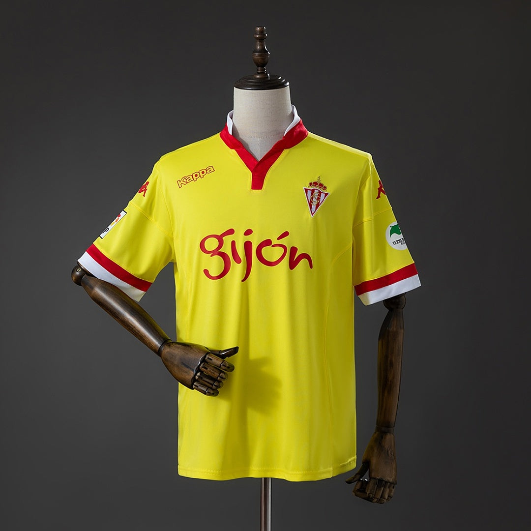 Camisa Retrô Sporting Gijon Away Xxl7 15/16