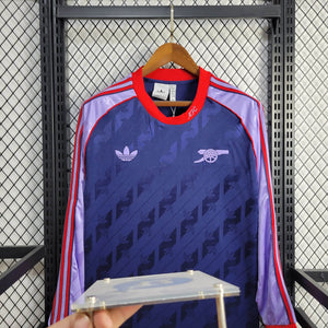 Camisa Arsenal Retrô Manga Longa