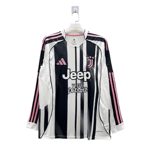 Camisa Juventus Home Manga Longa 25/26