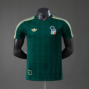 Camisa Itália Treino Verde Versão Jogador 2026