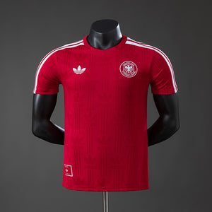 Camisa Alemanha Treino Vermelha Versão Jogador 2026