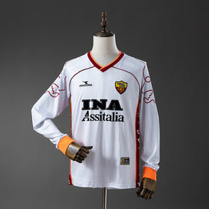 Camisa Roma Retrô Manga Longa 99/00