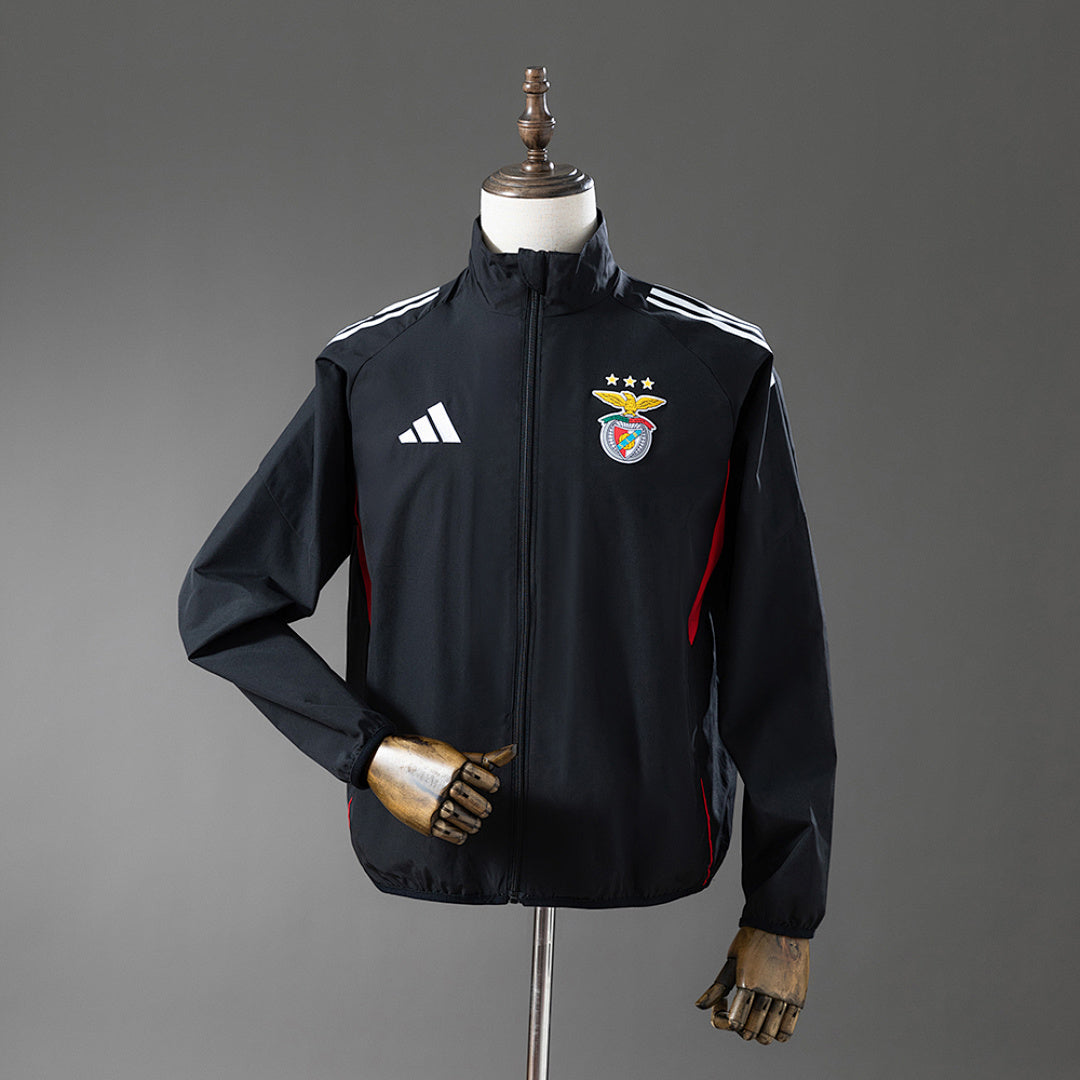 Camisa Benfica Corta Vento Preta Xxl8 25/26