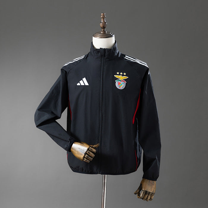 Camisa Benfica Corta Vento Preta Xxl8 25/26