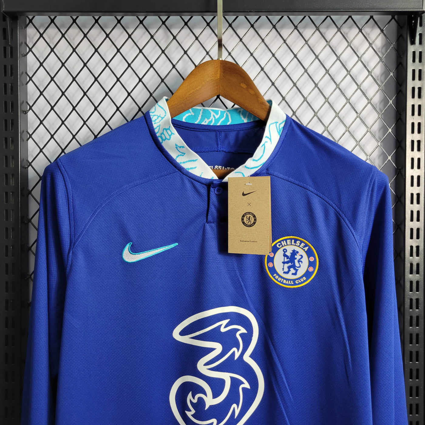 Camisa Chelsea Home Manga Longa 22/23