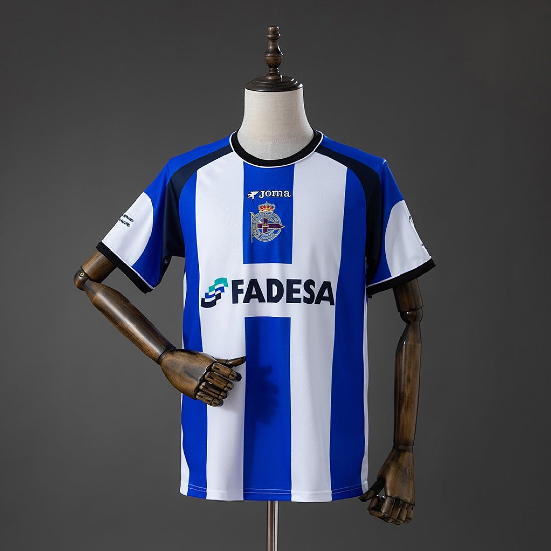 Camisa Retrô Deportivo de La Coruna Home Xxl6 01/02