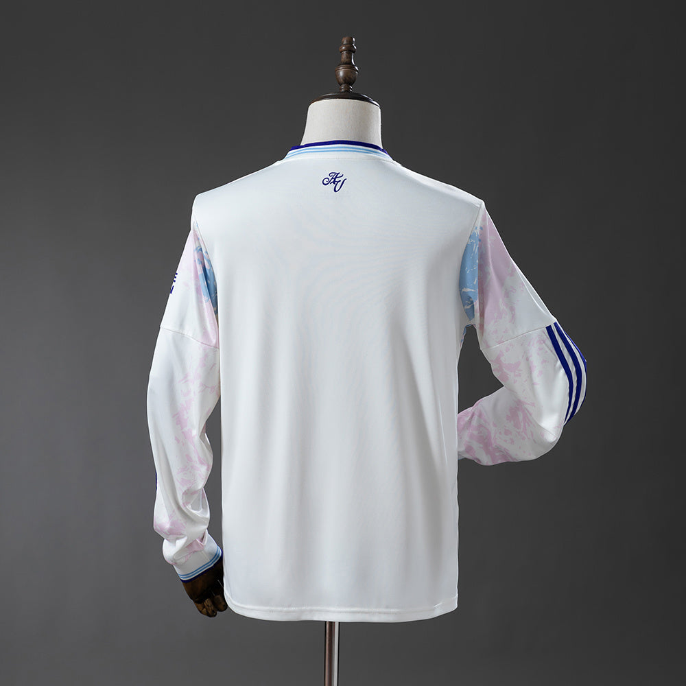 Camisa Aston Villa Away Manga Longa 25/26