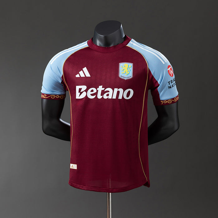Camisa Aston Villa Home Versão Jogador 25/26