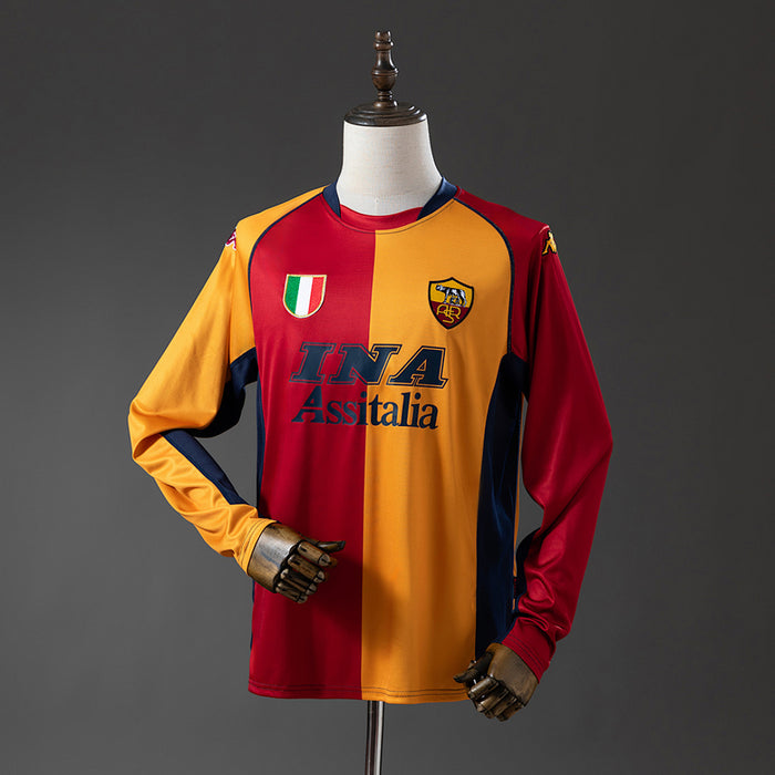 Camisa Roma Retrô Manga Longa 01/02