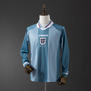 Camisa Inglaterra Retrô Manga Longa 1996