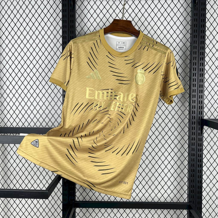 Camisa Real Madrid Treino Dourada 25/26