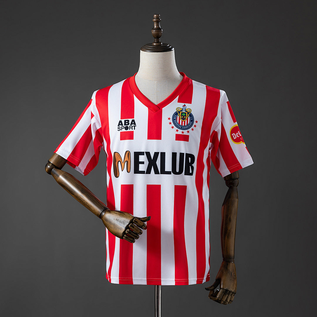 Camisa Chivas de Guadalajara Home Retrô Xxl7 92/93