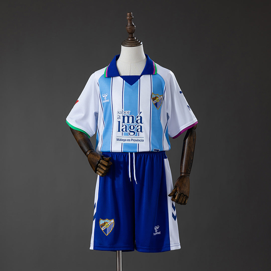 Camisa Malaga Home Kit Infantil 16 2812 26/27