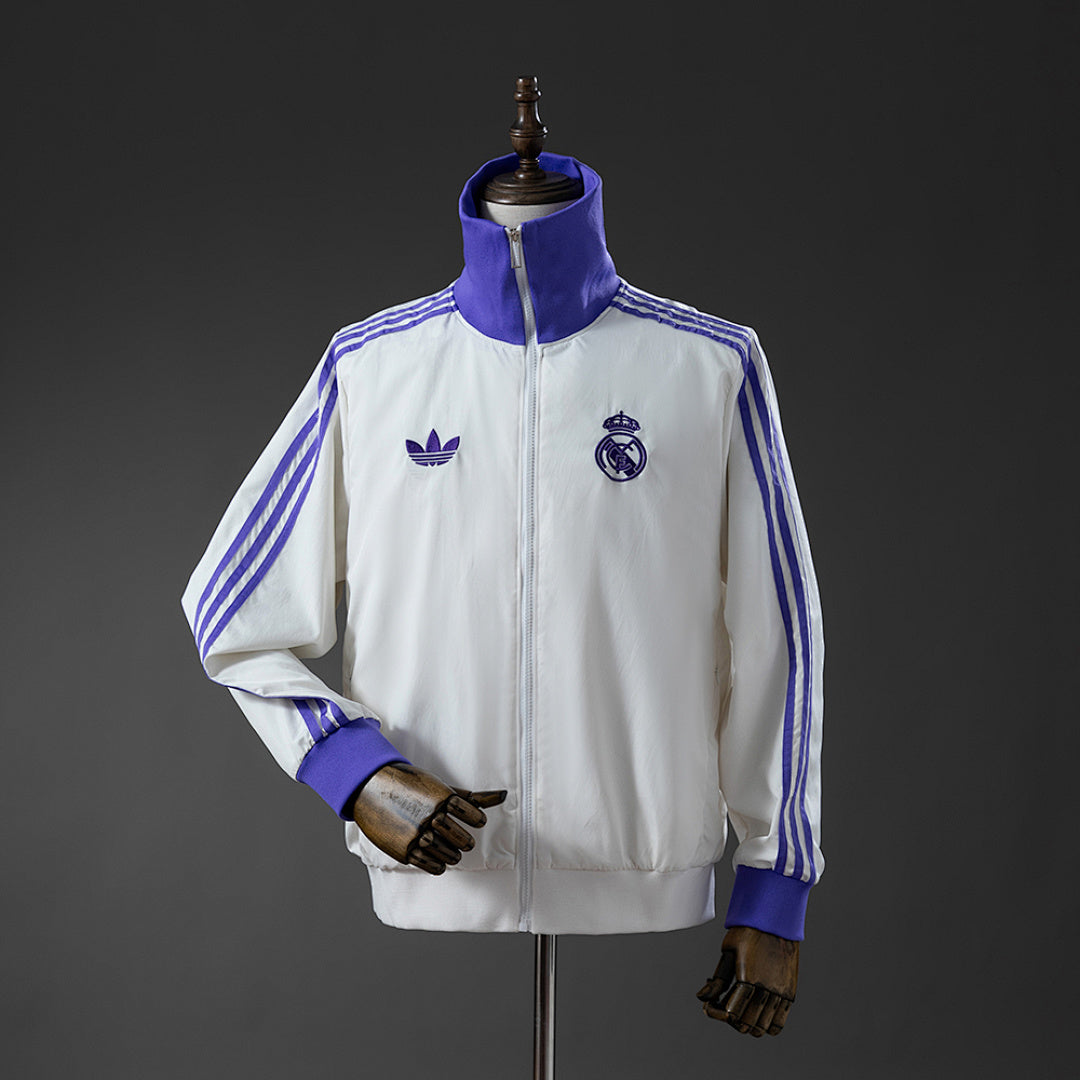 Corta Vento Real Madrid Roxa