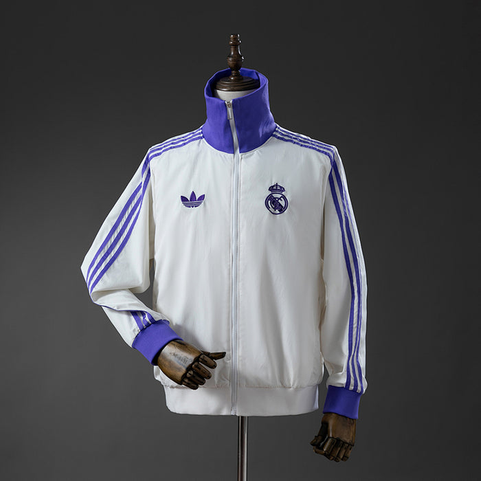 Corta Vento Real Madrid Roxa