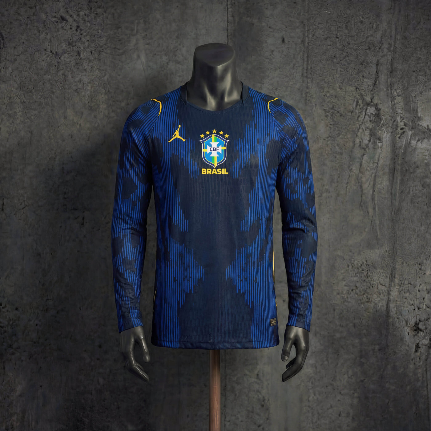 Camisa Brasil Away Manga Longa Jogador 2026