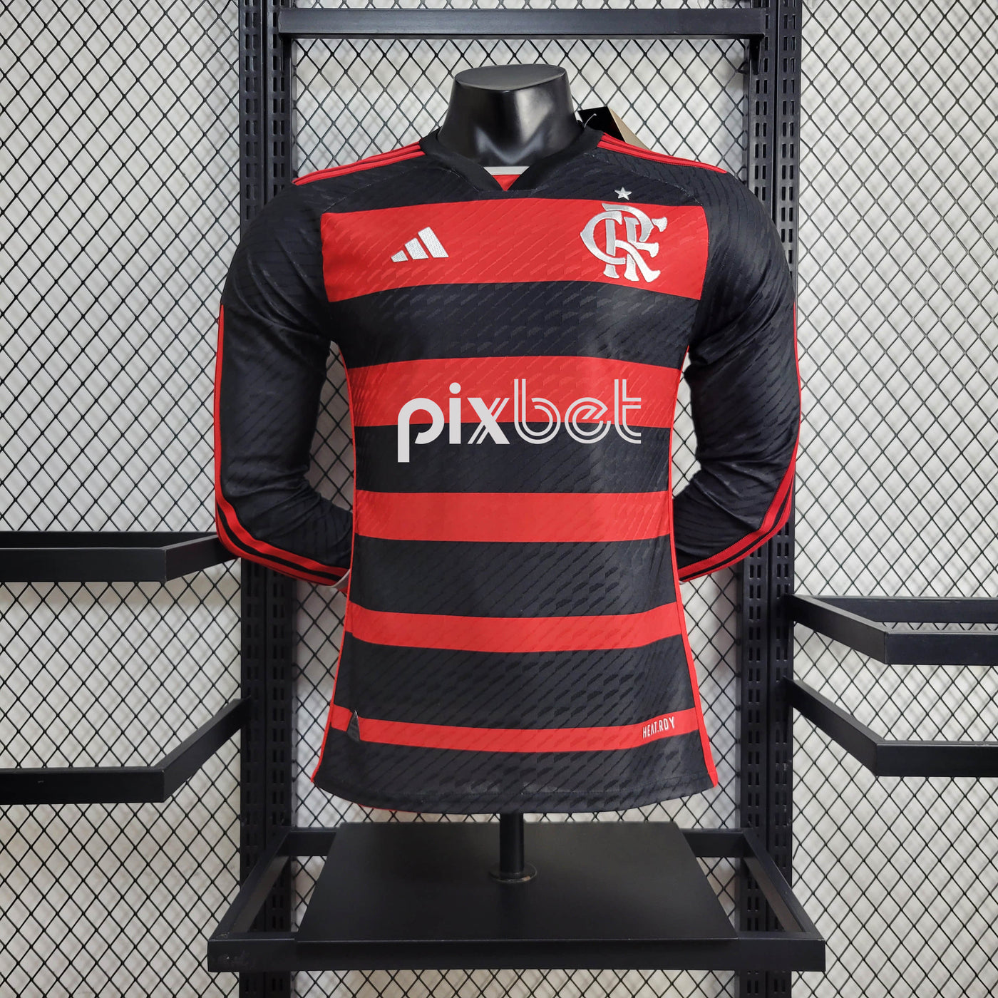 Camisa Flamengo Home Manga Longa Jogador 24/25