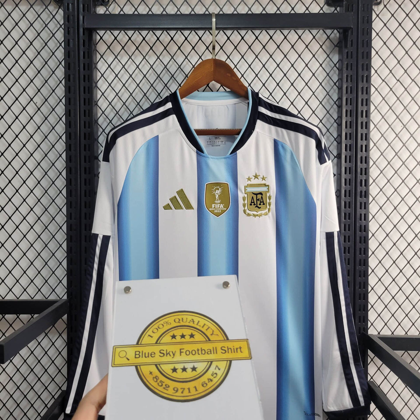 Camisa Argentina Home Manga Longa 2026