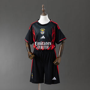Camisa Benfica Kit Infantil Preta Treino :16 2810 25/26