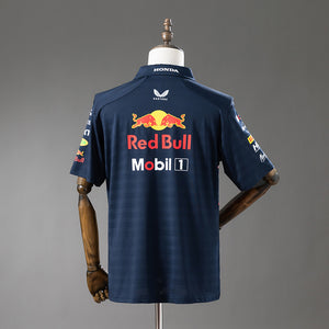 Camisa F1 Vermelha Bull Racing Polo Azul Marinho Azul 3xl7 2025