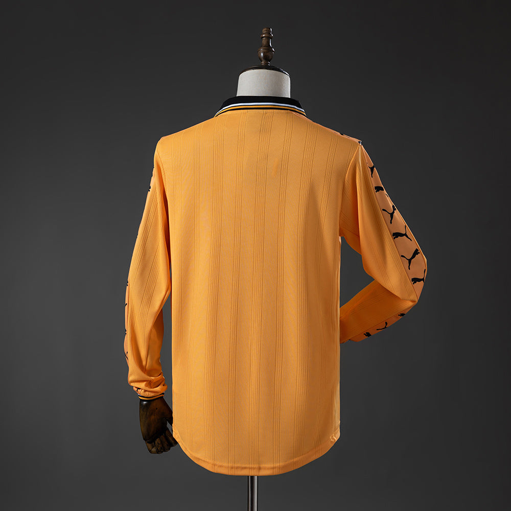 Camisa Wolverhampton Wanderers Retrô Manga Longa 98/99