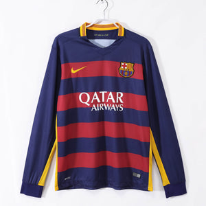 Camisa Barcelona Retrô Manga Longa 15/16