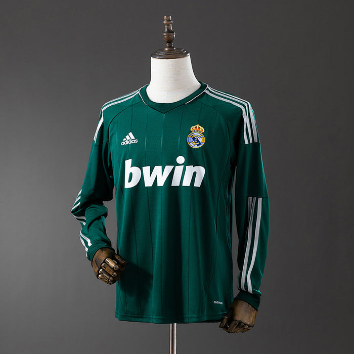 Camisa Real Madrid Retrô Manga Longa 12/13