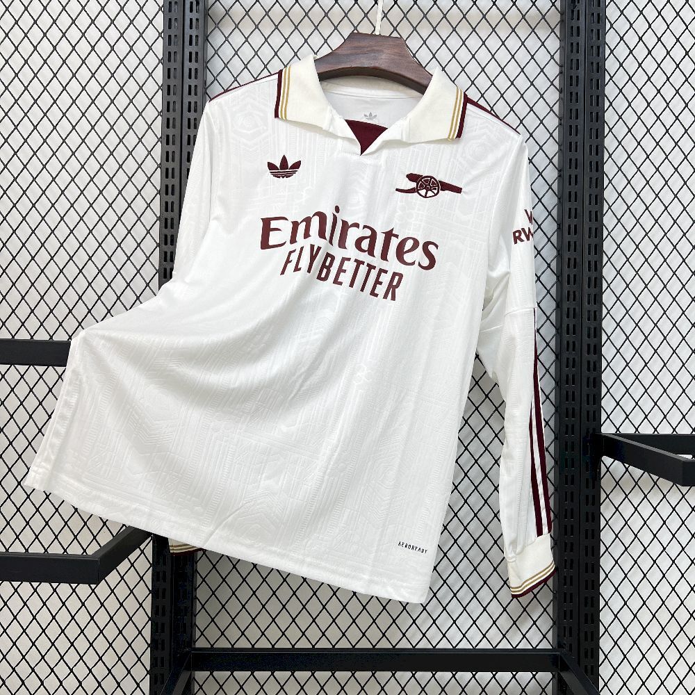 Camisa Arsenal Away Manga Longa 25/26