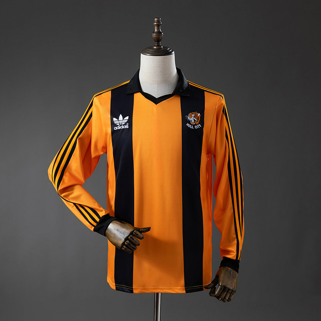 Camisa Hull City Home Manga Longa Retrô Xxl6 81/82