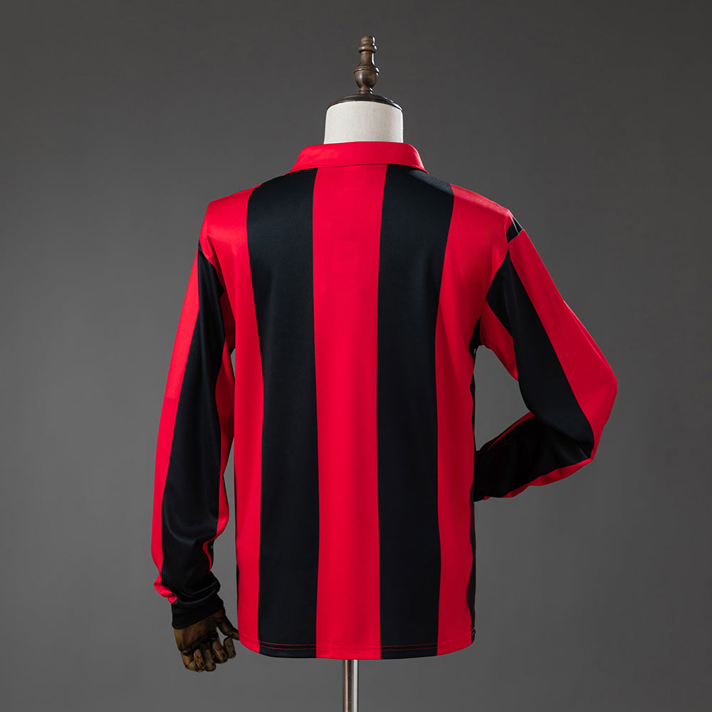Camisa Eintracht Frankfurt Retrô Manga Longa 83/84