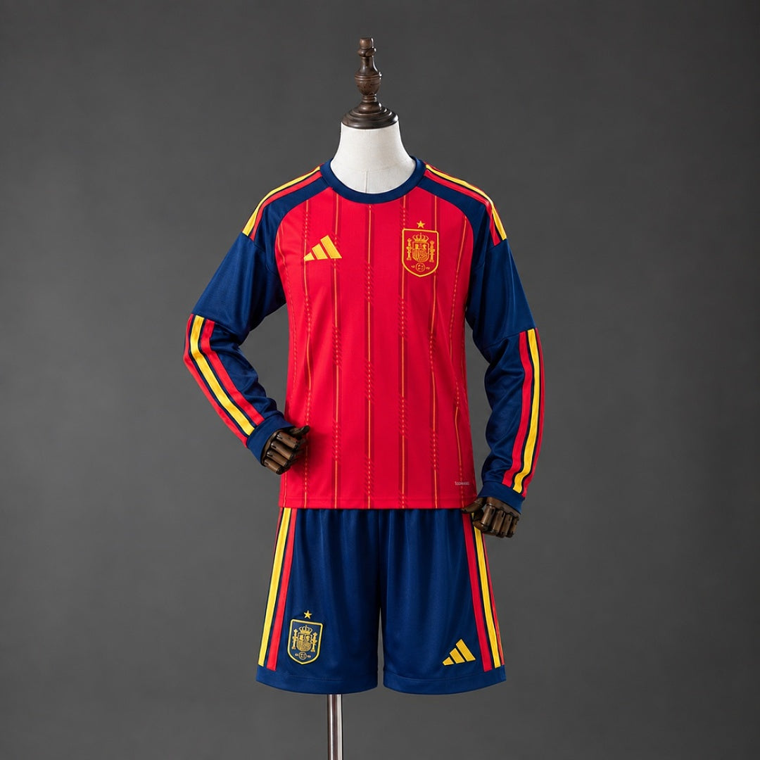 Kit Infantil Espanha Manga Longa 2026