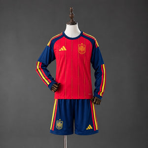 Kit Infantil Espanha Manga Longa 2026