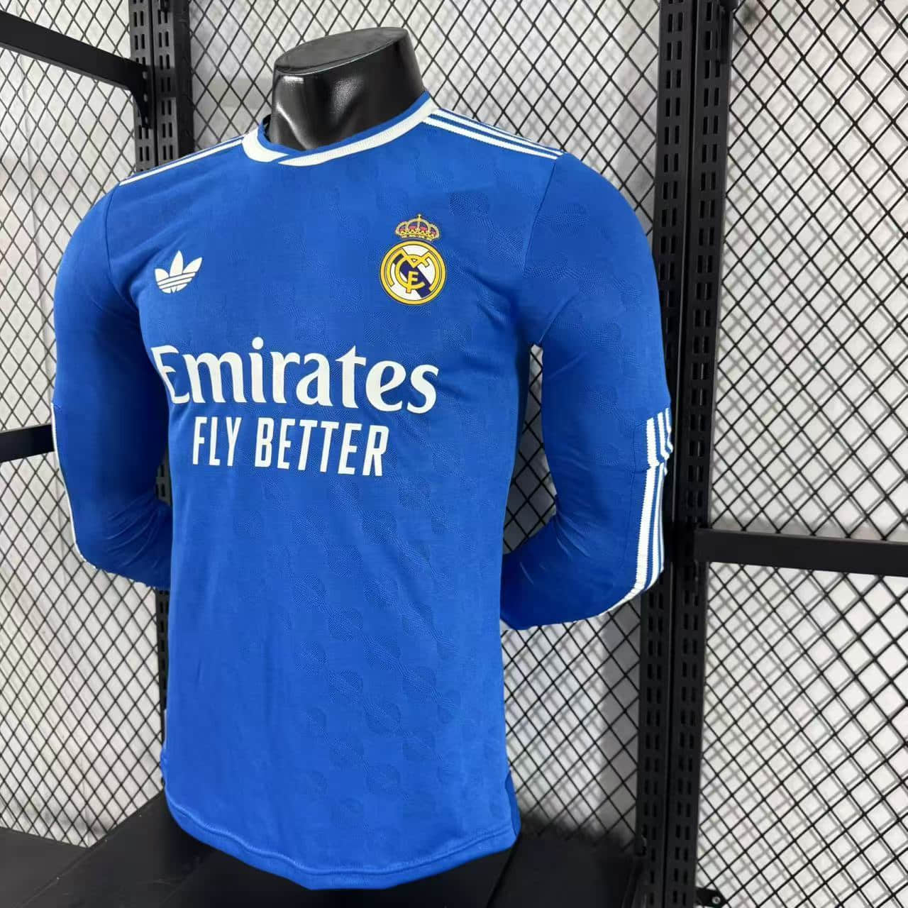 Camisa Real Madrid Away Manga Longa Jogador 25/26