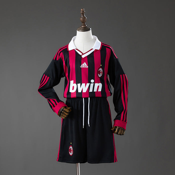 Kit Infantil AC Milan Manga Longa 09/10
