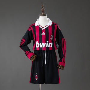 Kit Infantil AC Milan Manga Longa 09/10