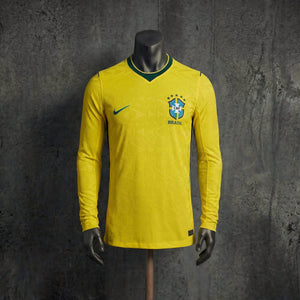 Camisa Brasil Home Manga Longa Jogador 2026