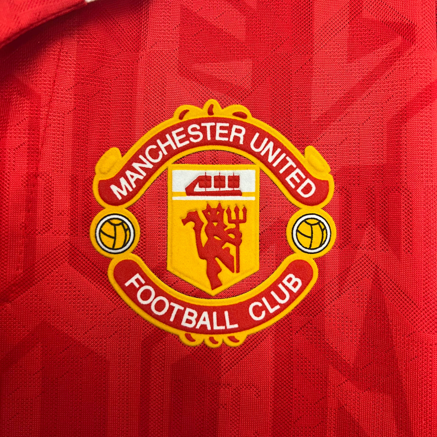 Camisa Manchester United Retrô Manga Longa 13/14
