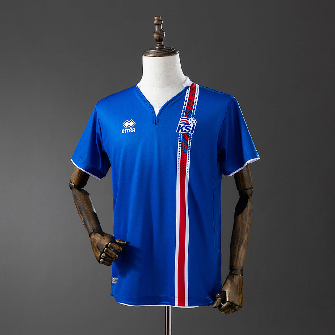 Camisa Iceland Home Retrô Xxl7 16/17