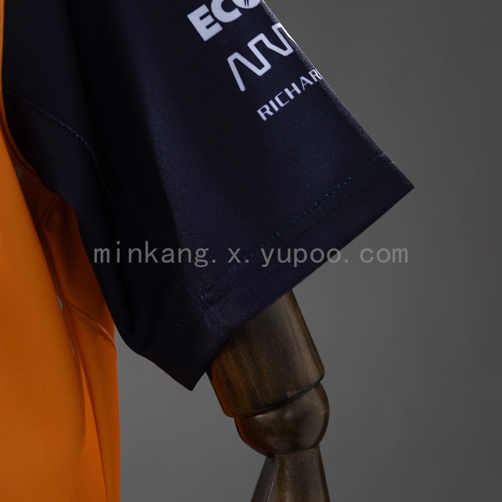 Camisa Mclaren F1 Team Orange And Preta Polo 4xl8 2025
